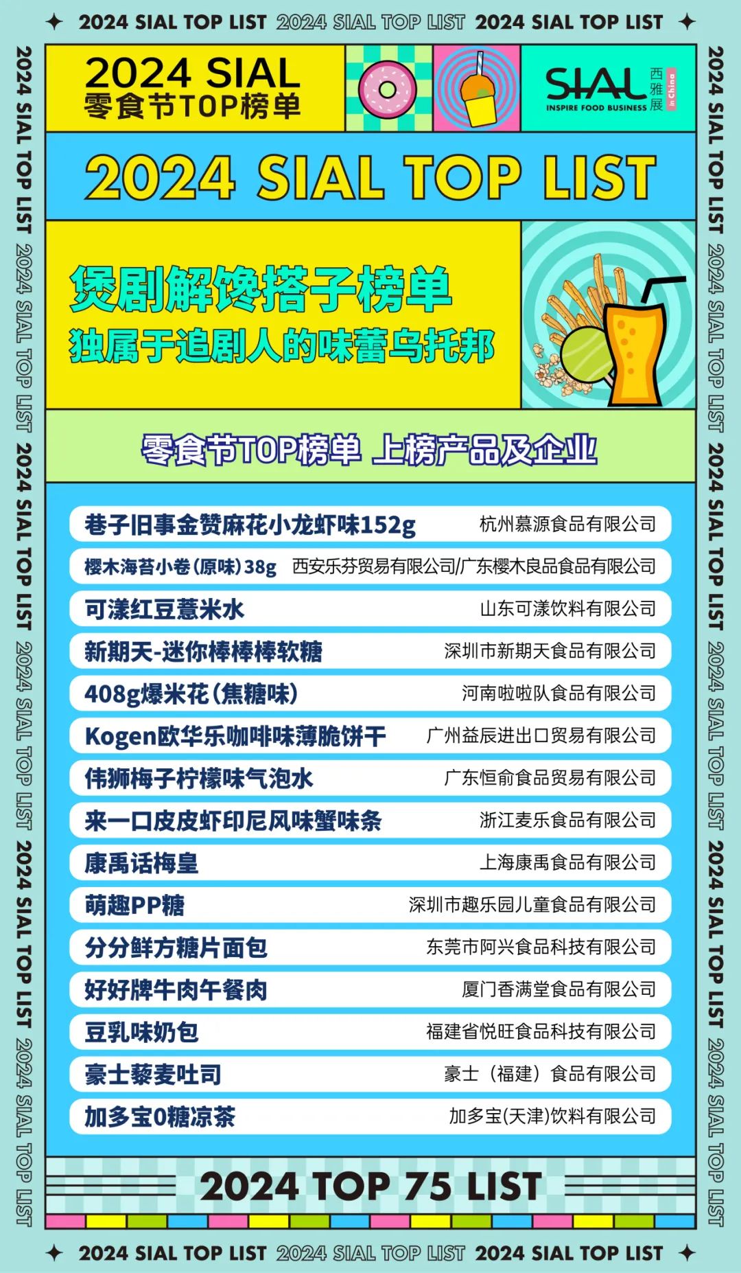 9月2日-4日SIAL 零食節(jié)